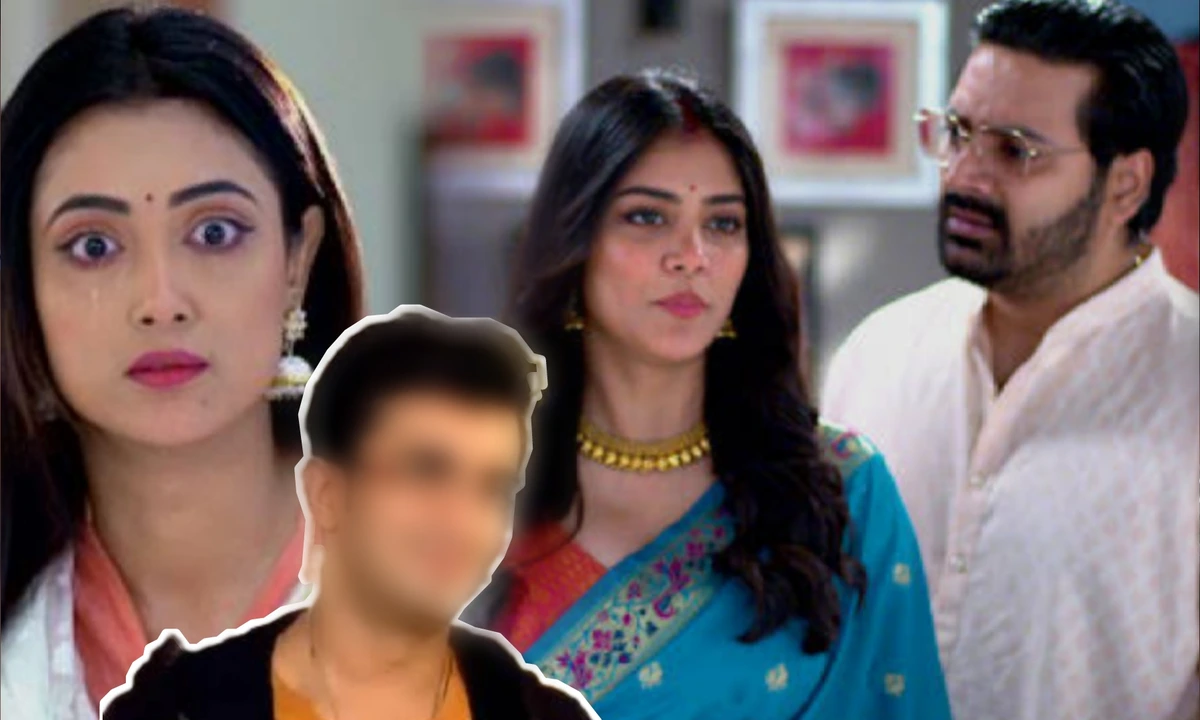 নিজের বরকেই অবিশ্বাস রাধিকার! কমলিনীর স্বামীকে সামনে এনে রাধিকার সন্দেহ, অবিশ্বাস ভেঙে গুঁড়িয়ে দিল অনির্বাণ! আগামী পর্ব ফাঁস 1 komolini with her huband, radhika and anirban