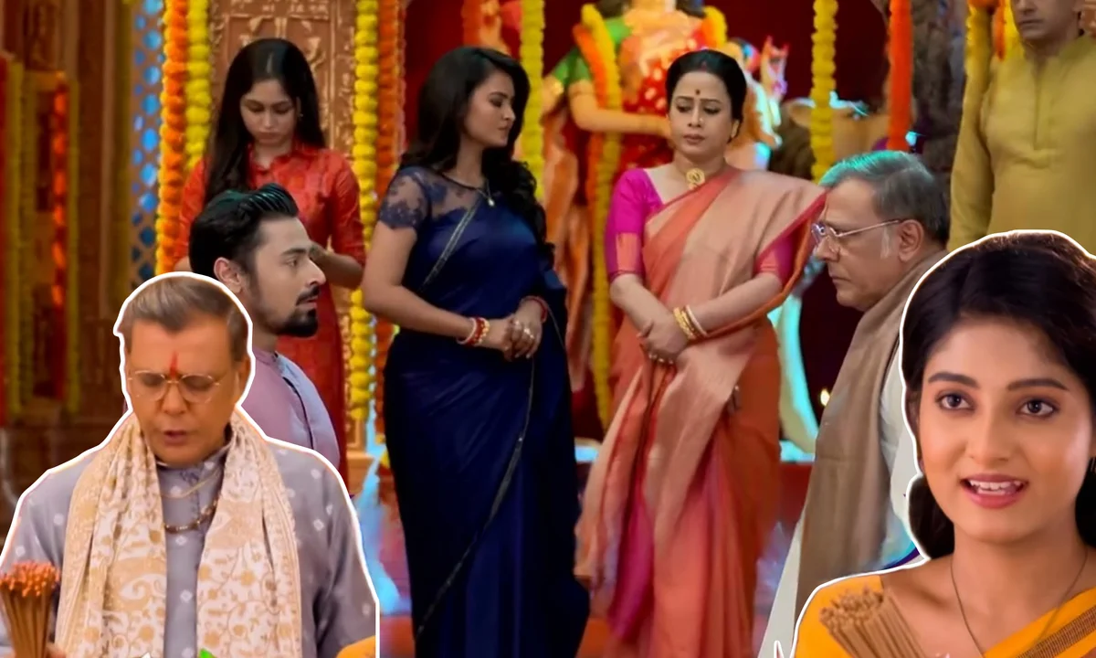 অষ্টমীর বুদ্ধির কাছে হেরে গেল পুরুষোত্তম! অষ্টমীর বানানো ধুপ দিয়েই বৌরাণীর পুজো করতে বাধ্য হল পুরুষোত্তম 1 Ashtomi Today Episode 12th May