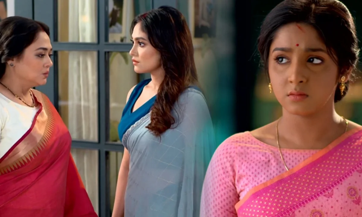 জামাইষষ্ঠীর ব্যস্ততার ফাঁকে নতুন চাল ইরার! লাবণ্য সেনগুপ্তের কাছে হাতেনাতে ধরা পড়ল সে! 1 Anurager Chhowa