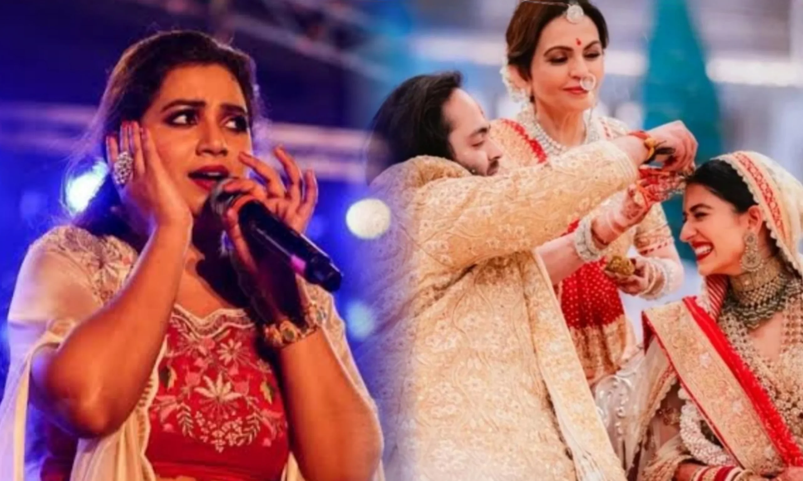 Shreya Ghoshal shares a video from Ambani weddings