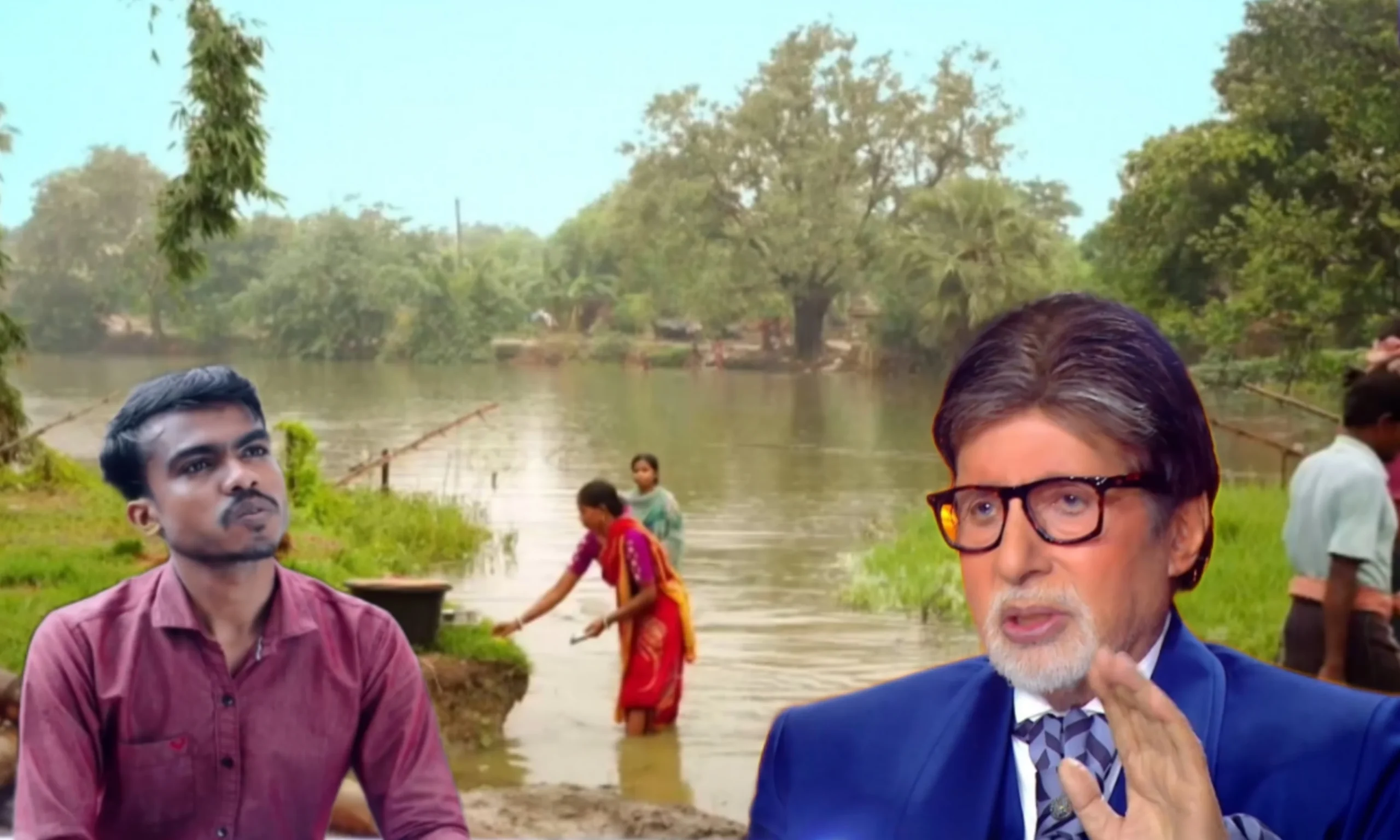 A man is said there no toilet in his house in kaun banega crorepati