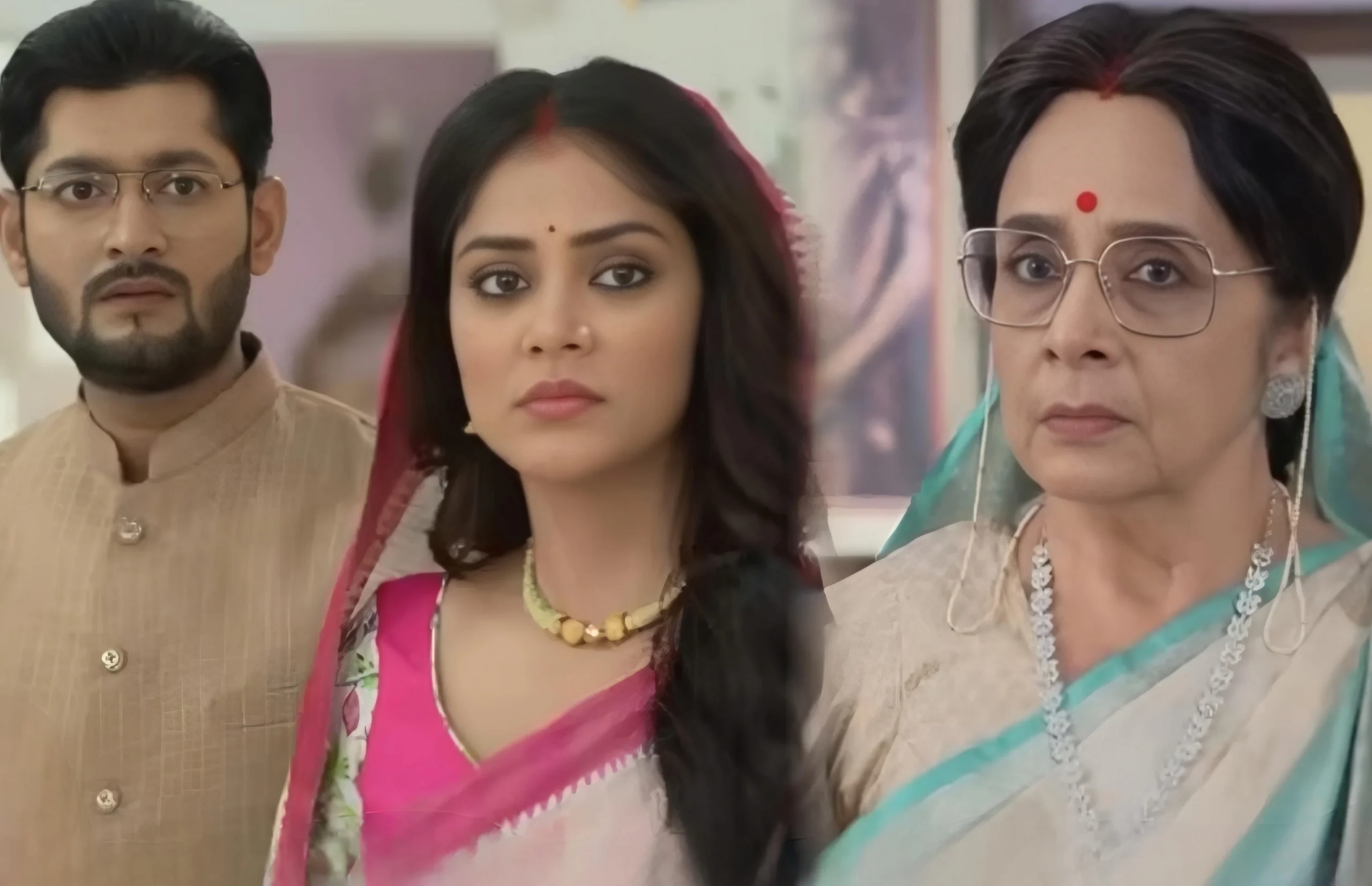 বিয়ের পর এই প্রথম আদৰ্শ স্বামীর দায়িত্ব পালন করলো তেজ! বউকে সমর্থন করে বাড়ির লোকের বিপরীতে গেল সে 1 Bengali serial