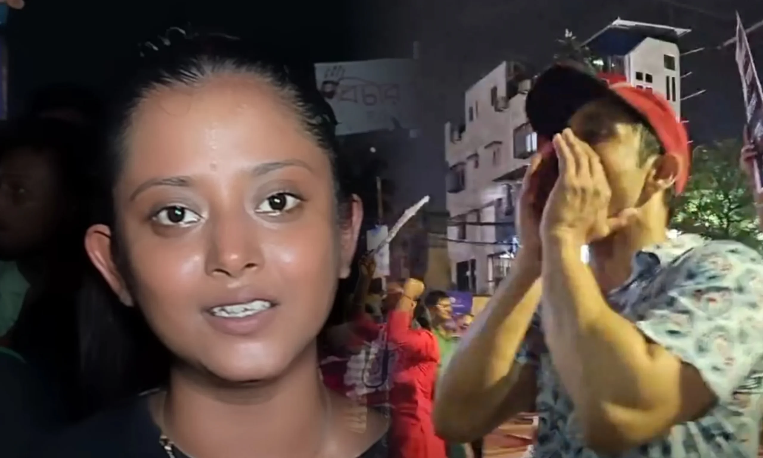 রবিবাসরীয় ভাতঘুম ভুলে রাজপথে ছোটপর্দার শিল্পীরা! দাবি একটাই 'তিলোত্তমার বিচার চাই...' 1