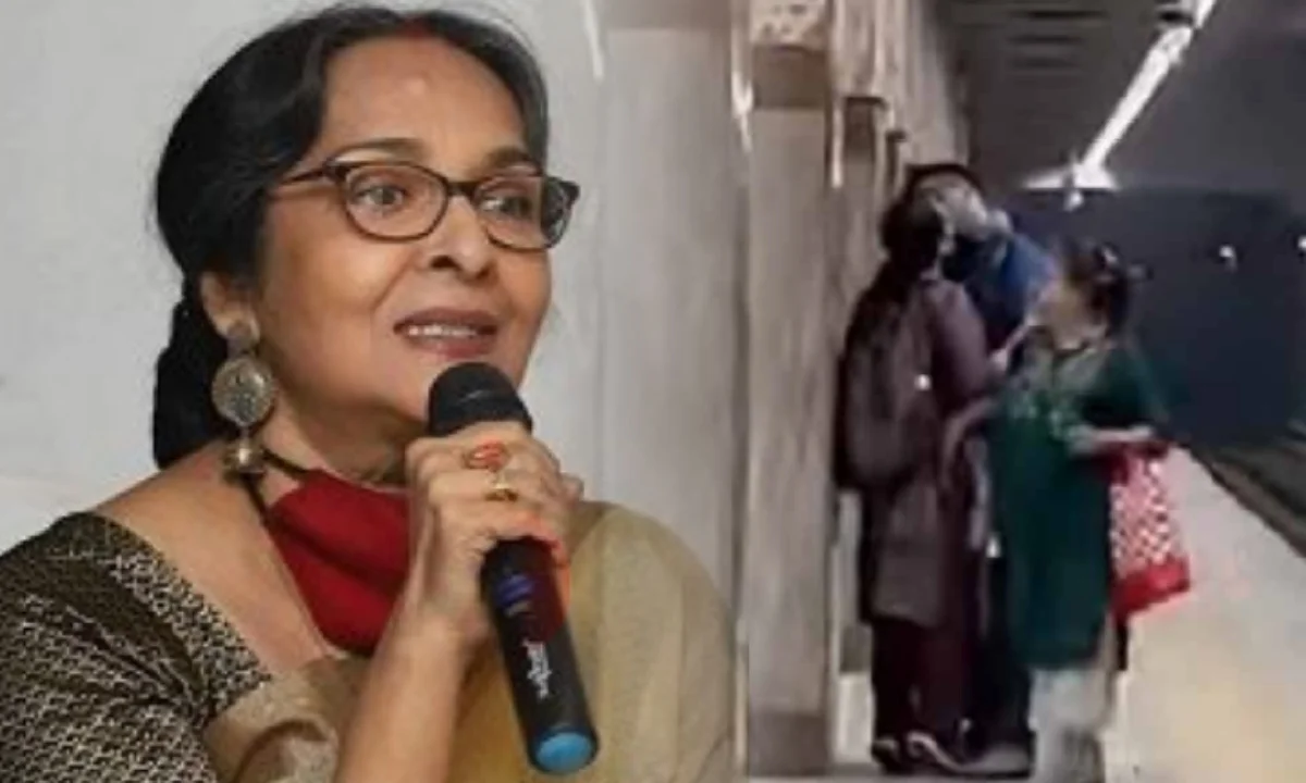 Mamata Shankar on kalighat metro kiss