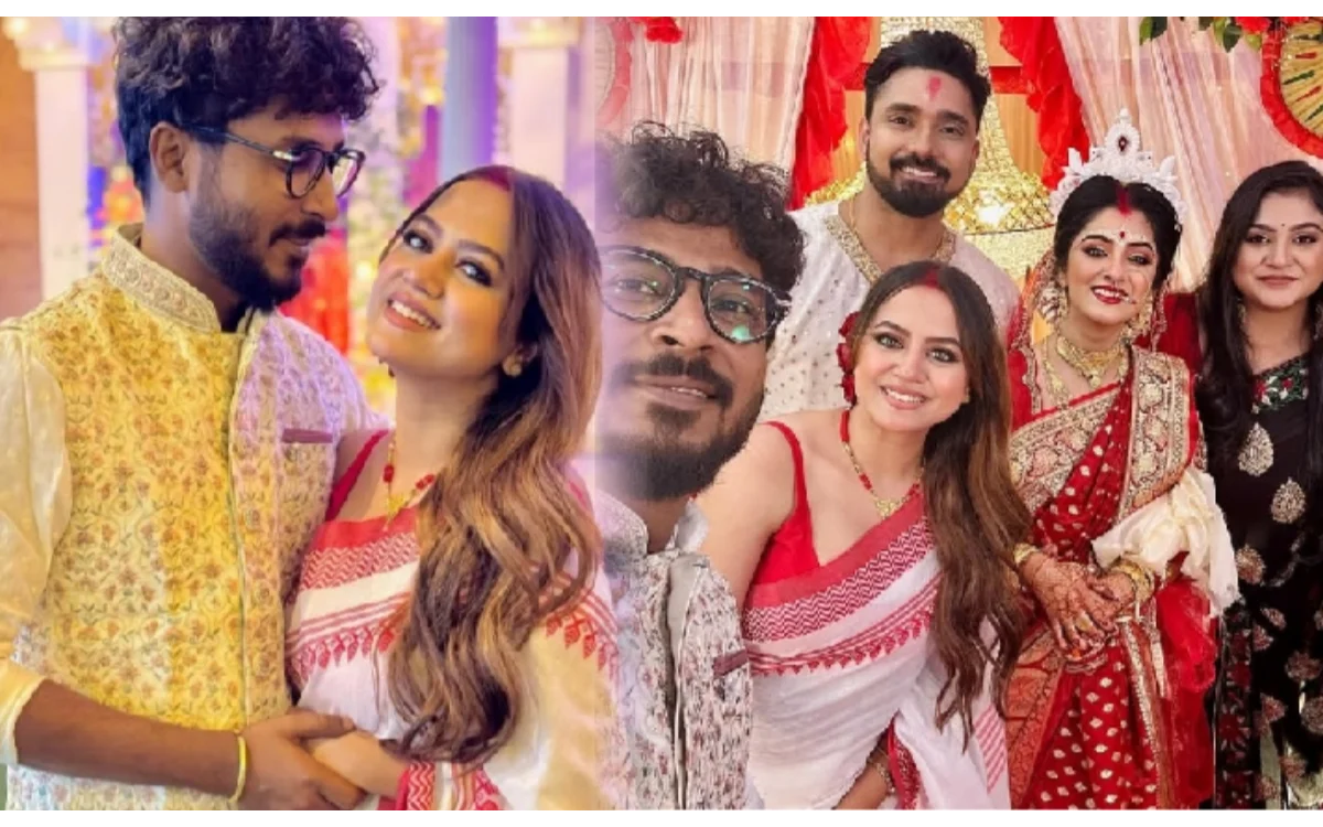 শ্বেতার বিয়েতে নতুন বউকে সাজালো ‘মিশকা’র বর! 1 Sweta Bhattacharya, Ahana Dutta, Dipankar Roy, tollywood, শ্বেতা, ভট্টাচার্য, অহনা দত্ত, দীপঙ্কর রায়, টলিউড