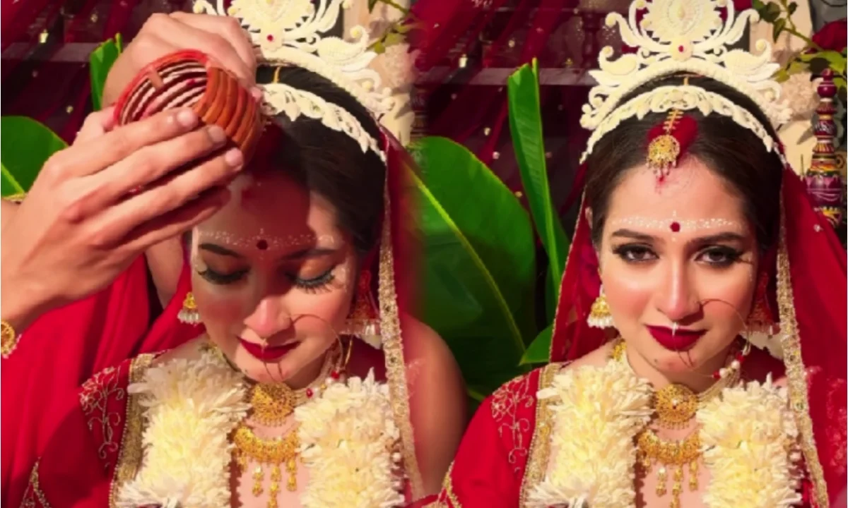 Shreema Bhattacherjee, শ্রীমা ভট্টাচার্য, wedding