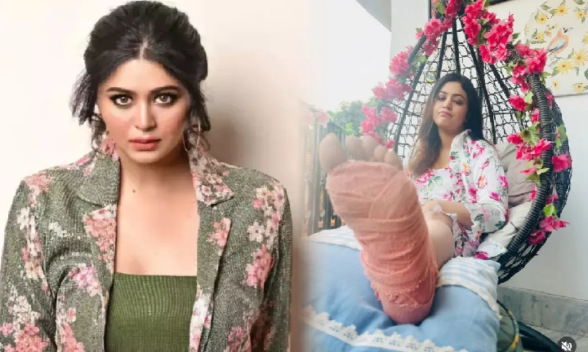 Tollywood actress Ritabhari Chakraborty's is injured