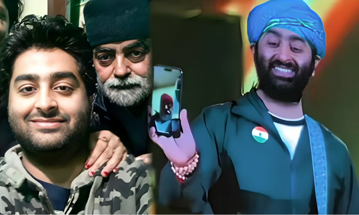 লাইভ কনসার্ট-এর মাঝেই বাবার ভিডিও কল!অরিজিতের কান্ড দেখে প্রশংসায় পঞ্চমুখ নেটিজেনরা 1 Tollywood and Bollywood singer Arijit Singh's father called him on live concert