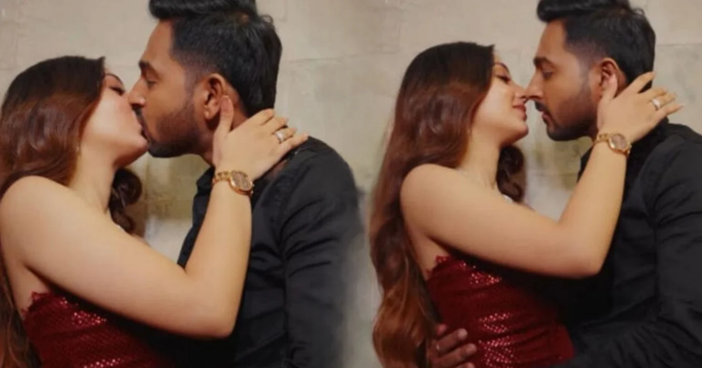 Actress Ananya Guha, Sukanta Kundu, Engagement, kissing, criticism, অভিনেত্রী অনন্যা গুহ, সুকান্ত কুন্ডু, বাগদান, চুম্বন, সমালোচনা