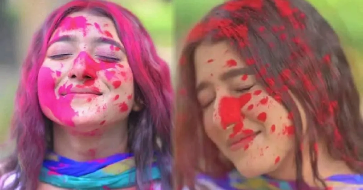 Mithijhora, Aratrika Maity, Holi celebration, মিঠিঝোরা, আরাত্রিকা মাইতি, দোলযাত্রা উদযাপন