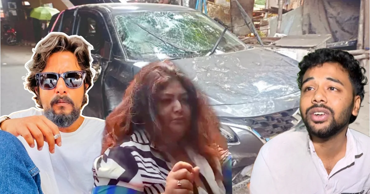 Thakurpukur accident, Sun Bangla, Video Bouma, director Vikto, Shreya Basu, Aryann Bhowmik, Sandy Saha, drunk driving, channel silence, TRP party, pedestrian death, audience outrage, Tollywood controversy, suspension, moral responsibility, ঠাকুরপুকুর দুর্ঘটনা, সান বাংলা, ভিডিও বৌমা, পরিচালক ভিক্টো, শ্রিয়া বসু, আরিয়ান ভৌমিক, স্যান্ডি সাহা, মদ্যপান করে গাড়ি চালানো, চ্যানেল কর্তৃপক্ষের নীরবতা, টিআরপি পার্টি, পথচারীর মৃত্যু, দর্শকের ক্ষোভ, টলিপাড়া বিতর্ক, সাসপেনশন, নৈতিক দায়বদ্ধতা