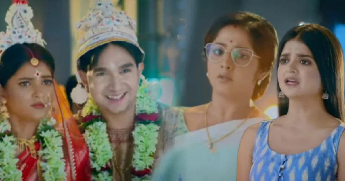 Star Jalsha, Anurager Chhowa, popular serial, Nisha Poddar, thousand episodes Milestone, Shona's mystery marriage, Swastika Ghosh, Dibyojyoti Dutta, New Twist, স্টার জলসা, অনুরাগের ছোঁয়া, জনপ্রিয় ধারাবাহিক, ১০০০ পর্ব, স্বস্তিকা ঘোষ, দিব্যজ্যোতি দত্ত, সোনার রহস্যময় বিয়ে, গল্পের নতুন মোড়