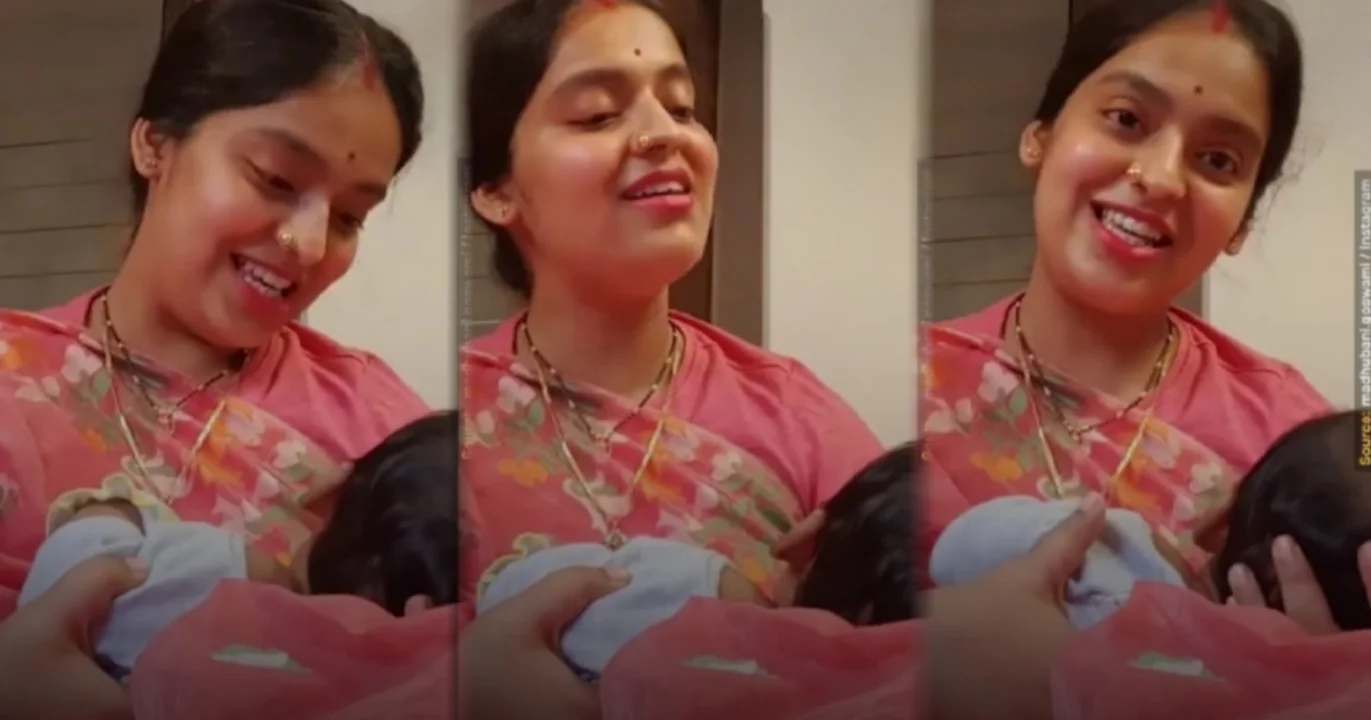 Madhubani Goswami, Raja Goswami, Happy Marriage,Tollywood Couple, Celebrity Couple, Keshav, Gopal Thakur, Bhajan, Spirituality, Motherhood, Mother and Son Moment, Viral Video, Netizen's Reaction, মধুবনী গোস্বামী, রাজা গোস্বামী, সুখী দাম্পত্য, টলিউড দম্পতি, কেশব, গোপাল ঠাকুর, ভজন, আধ্যাত্মিকতা, মাতৃত্ব, মা এবং ছেলের মুহূর্ত, ভাইরাল ভিডিও, নেটিজেনদের প্রতিক্রিয়া