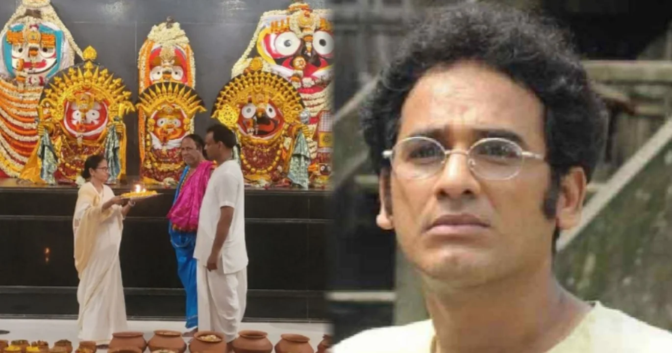 Actor Ritwick Chakraborty, tax money, Indian Political Parties, temple construction, political satire, social media reaction, religious spending, actor's protest, Akshaya Tritiya, Digha Jagannath Temple, social awareness, Bengali celebrity, Online Debate, ঋত্বিক চক্রবর্তী, ট্যাক্সের টাকা, ভারতীয় রাজনৈতিক দল, মূর্তি বিতর্ক, মন্দির নির্মাণ, রাজনীতি নিয়ে বিদ্রুপ, সমাজ মাধ্যমের প্রতিক্রিয়া, ধর্মীয় খরচ, অভিনেতার প্রতিবাদ, অক্ষয় তৃতীয়া, দিঘা জগন্নাথ মন্দির, সমাজ সচেতনতা, সমাজ মাধ্যমে বিতর্ক