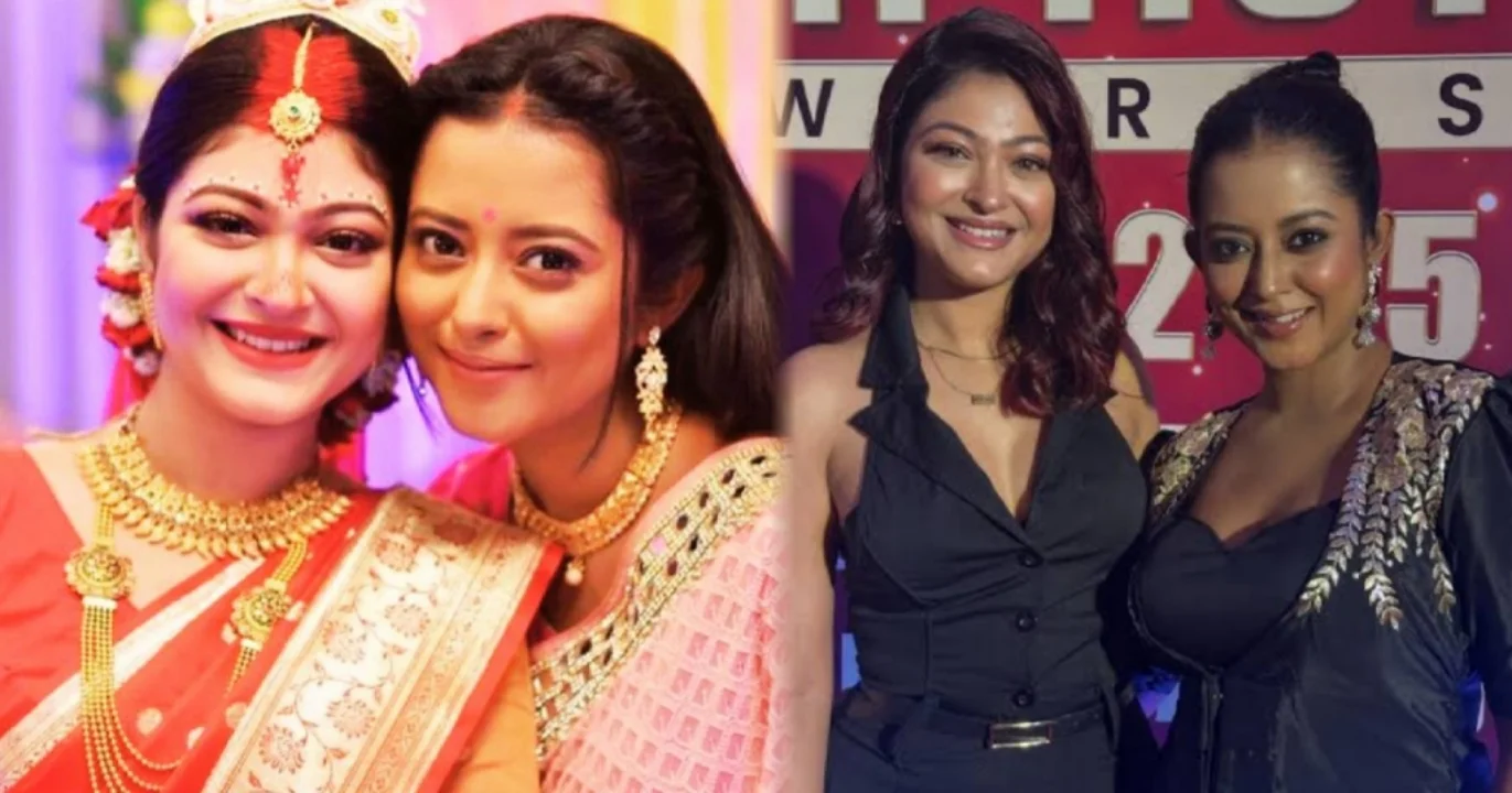 Desher Maati, Rooqma Ray, Shruti Das, Noa, Mampi, New Serial, Award Function, Nostalgia, TV stars reunion, নোয়া, মাম্পি, দেশের মাটি, শ্রুতি দাস, রুকমা রায়, নতুন ধারাবাহিক, অ্যাওয়ার্ড শো, নস্টালজিয়া, একফ্রেমে টিভির তারকারা