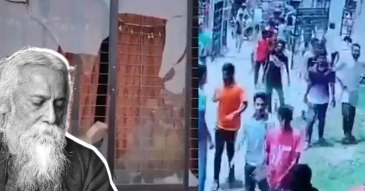 Rabindranath Tagore, ancestral home, Shahjadpur, vandalism, Bangladesh, Rabindra Museum, unrest, lack of security, tourist conflict, mob violence, Bangaladesh Controversy, রবীন্দ্রনাথ ঠাকুর, কবিগুরুর পৈত্রিক ভিটে, কাছারিবাড়ি, শাহজাদপুর, ভাঙচুর, বাংলাদেশ, রবীন্দ্র যাদুঘর, অরাজকতা, নিরাপত্তাহীনতা, পর্যটক বিবাদ, উন্মত্ত জনতা, বাংলাদেশ বিতর্ক