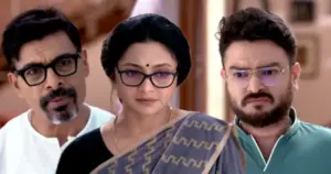 মুখার্জী বাড়িতে ফিরল বর্ষা! স্ত্রীকে শেষ সুযোগ দিল বুবলাই! তবে, কি এবার হাসির মুখ দেখবে কমলিনীর সংসার? 2 Shinjinee Chakraborty, Rajannya Mitra, Raja Goswami, Vivaan Ghosh, Anashua Majumdar, Sudip Mukherjee, Aparajita Ghosh Das, Tollywood serial Chirosokha, টলিউড সিরিয়াল ধারাবাহিক চিরসখা, রঞ্জনা মিত্র, সুদীপ মুখার্জী অপরাজিতা ঘোষ দাস, অনুসূয়া মজুমদার