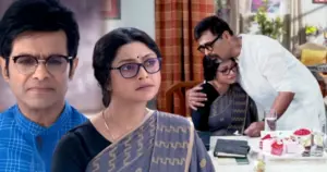 শাশুড়ির মুখ ফসকে ফাঁস গয়না রহস্য! শেষমেশ রুখে দাঁড়াল কমলিনী, ‘অধরা মাধুরী’ ছাড়বে না সে! নতুনের হস্তক্ষেপে ভেস্তে গেল বর্ষা ও চন্দ্রদের দম্ভ! এবার থেকে নতুনের ভালো থাকার দায়িত্ব গ্রহণ কমলিনীর! 2 Chiroshokha, Star Jalsha, Aparajita Ghosh Das, Sudip Mukherjee, Leena Ganguly, Shinjinee Chakraborty, Rajannya Mitra, Raja Goswami, Vivaan Ghosh, Anashua Majumdar, Serial Update, Chiroshokha today episode, চিরসখা, স্টার জলসা, রঞ্জনা মিত্র, সুদীপ মুখার্জী, অপরাজিতা ঘোষ দাস, লীনা গাঙ্গুলি, অনুসূয়া মজুমদার, রাজা গোস্বামী, সিরিয়াল আপডেট, চিরসখা আজকের পর্ব