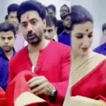 Bengal salutes The Chemistry Of Dev And Subhashree At The Naihati Baromaa Temple