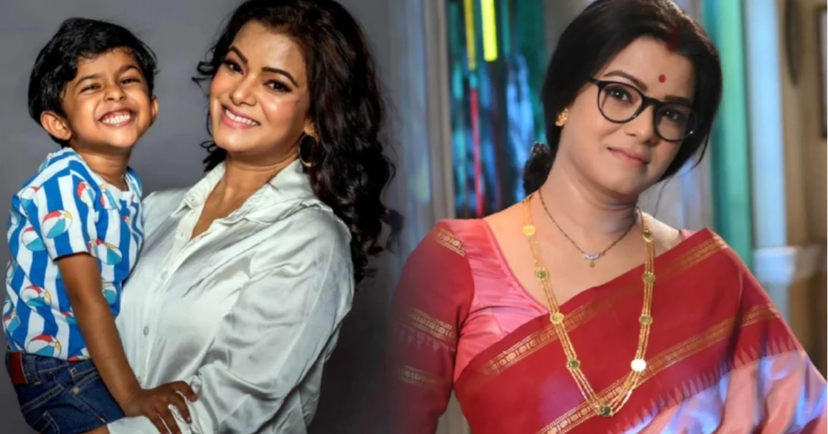 Sonali Chowdhury, Riyan, shooting schedule, working mother, emotional moment, Mittir Bari, zee bangla, actress life, motherhood, mother's guilt, sonali son Riyan, সোনালী চৌধুরী, রিয়ান, শুটিং ব্যস্ততা, মায়ের মন খারাপ, মিত্তির বাড়ি, অভিনেত্রীর জীবন, মাতৃত্ব, মায়ের আক্ষেপ, জি বাংলা, বাংলা ধারাবাহিক, বিনোদন