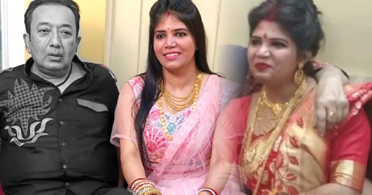 joy banerjee with his second wife ankita
