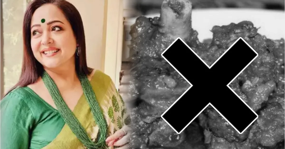 I never ate mutton since childhood says Aparajita Auddy
