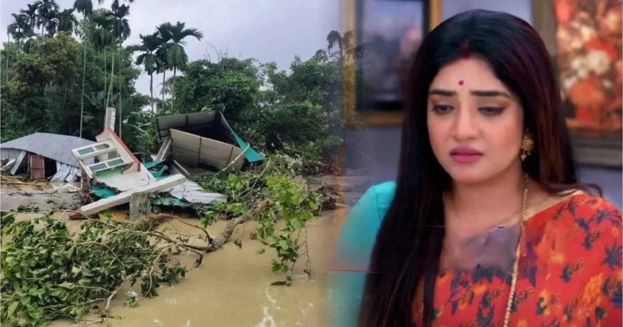 কোলে সাত মাসের সন্তান, সঙ্গে ছোট্ট মেয়ে, ১০ ঘণ্টা পাহাড়ি রাস্তায় না খেয়ে চরম দু'র্ভোগে অভিনেত্রী মানসী সেনগুপ্ত! 1 manasi-sengupta stuck in darjeeling-heavy-rain