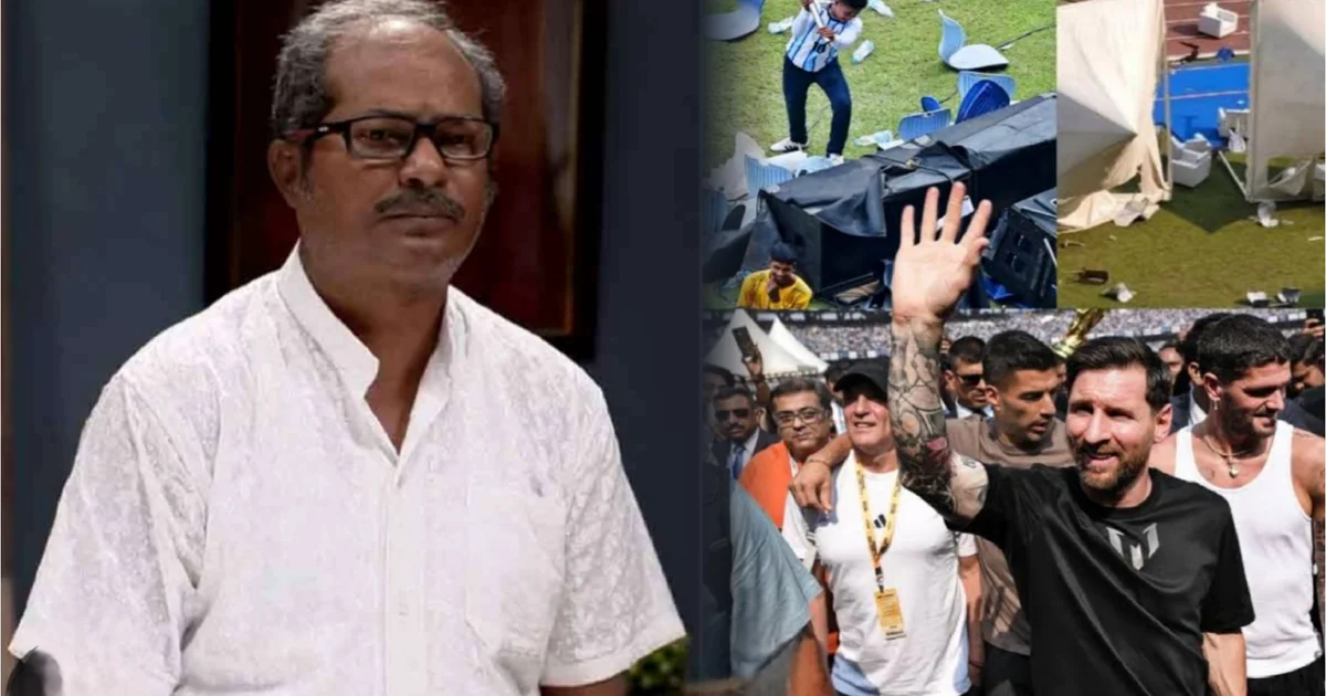 Chandan Sen, Lack Of Education, Bengal Leaders, Messi Kolkata Controversy, Salt Lake Stadium, Political Behaviour, International Icon, Durga Puja, Mismanagement, Criticism, Tollywood Actor, চন্দন সেন, শিক্ষার অভাব, বাংলা নেতারা, মেসি কলকাতা বিতর্ক, যুবভারতী ক্রীড়াঙ্গন, রাজনৈতিক আচরণ, আন্তর্জাতিক তারকা, দুর্গা পুজো, বিশৃঙ্খলা, তীব্র প্রতিক্রিয়া, টলিউড অভিনেতা