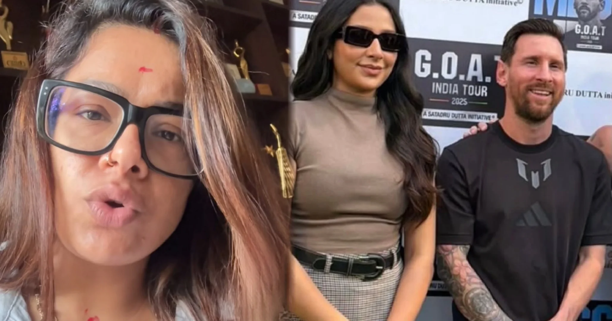 "মেয়েদের যা ইচ্ছা বলা যায় না?" "সমাজ মাধ্যম এমন জায়গা, না আছে কোনও নিয়ম ও নিয়ন্ত্রণ!" মেসি-কাণ্ডে ট্রোলিংয়ের প্রতিবাদে রাজের পর, শুভশ্রীর পাশে দাঁড়ালেন গায়িকা ইমন চক্রবর্তী! সমাজ মাধ্যমে নারীদের প্রতি অবিচার বন্ধের দাবি তাঁর! 1 Iman Chakraborty, Subhashree Ganguly, Social Media Backlash, Online Abuse, Women Empowerment, Online Support, Messi Kolkata Visit, trolling, Netizens Responsibility, Social Media Shaming, Tollywood, ইমন চক্রবর্তী, শুভশ্রী গঙ্গোপাধ্যায়, সমাজ মাধ্যমে সমালোচনা, অনলাইন নির্যাতন, নারী ক্ষমতায়ন, সমাজ মাধ্যমে সমর্থন, ট্রোলিং, মেসি কলকাতা সফর, নেটনাগরিকদের দায়িত্ব, সমাজ মাধ্যমে কটাক্ষ, টলিউড