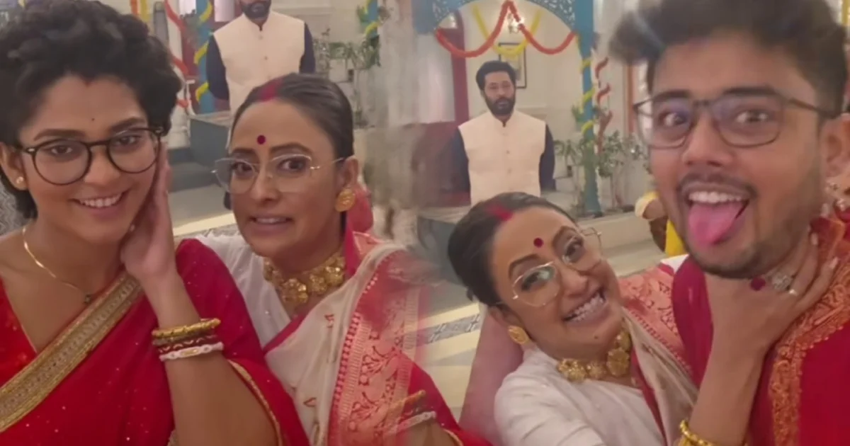 Compass, Star Jalsha, Mallika Majumdar, Parna Chakraborty, Arkaprovo Roy, Television Serial, Offscreen Friendship, Audience Love, Bengali Television, Prana Arkaprovo Chemistry, কম্পাস, স্টার জলসা, মল্লিকা মজুমদার, পর্ণা চক্রবর্তী, অর্কপ্রভ রায়, বাংলা টেলিভিশন, বাংলা ধারাবাহিক, অফস্ক্রিন বন্ধুত্ব, বাস্তবে রসায়ন