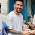 Raju Da Pocket Porota, Lionel Messi, Messi Kolkata Visit, Yuva Bharati Stadium, Viral Paratha Seller, Messi India Tour, Kolkata, Football Fans, Social Media Buzz, রাজু দা পকেট পরোটা, লিওনেল মেসি, মেসি কলকাতা সফর, যুবভারতী ক্রীড়াঙ্গন, ভাইরাল পরোটা বিক্রেতা, মেসির সঙ্গে সাক্ষাৎ, কলকাতা, ফুটবল ভক্ত, সমাজ মাধ্যমে ভাইরাল