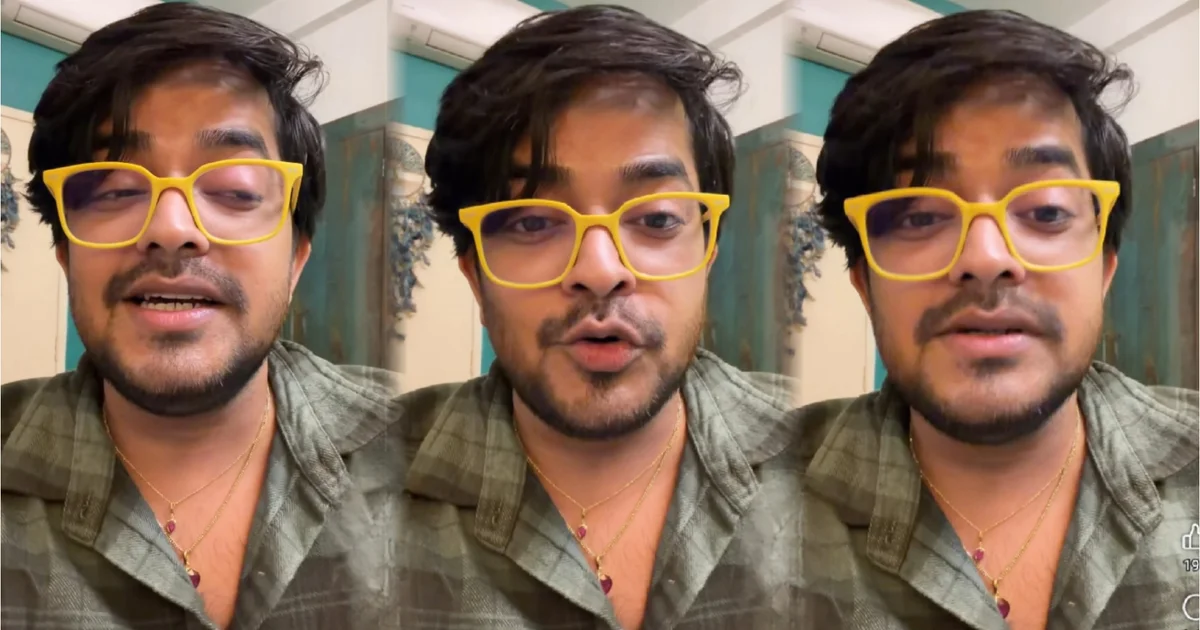 Sayak Chakraborty, Bengali actor, Vlogger Sayak, Influencer, Social Media Post, Video Message, Emotional Post, Frustration, Past Experiences, School Days, Bullying, Unwanted Messages, সায়ক চক্রবর্তী, বাঙালি অভিনেতা, ভ্লগার সায়ক, ইনফ্লুয়েন্সার, সমাজ মাধ্যমে ক্ষোভ, ভিডিও বার্তা, আবেগঘন বার্তা, অভিনেতার বিরক্তি, অতীত অভিজ্ঞতা, স্কুল জীবন, শারীরিক মানসিক অত্যাচার, অনাকাঙ্ক্ষিত বার্তা