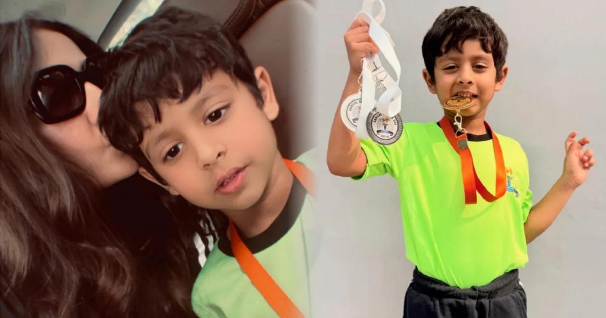 বাবা-মায়ের মতোই সাফল্যমন্ডিত ইউভানের যাত্রা! ছেলের তিনটি মেডেল জয়েই গর্বিত মা শুভশ্রী! চোখের সামনে সন্তানের জীবনে প্রথম হওয়ার আনন্দ, ক্যামেরাবন্দি করে সকলের সঙ্গে এই বিশেষ মুহূর্ত ভাগ করলেন তিনি! 1 Yuvaan, Annual Sports Day, Subhashree Ganguly, Raj Chakraborty, Proud Mother, School Event, Medals Win, Social Media Post, Special Moment, Viral Video, ইউভান, অ্যানুয়াল স্পোর্টস ডে, শুভশ্রী গঙ্গোপাধ্যায়, রাজ চক্রবর্তী, স্কুল প্রতিযোগিতা, মেডেল জয়, গর্বিত মা, সমাজ মাধ্যমে পোস্ট, বিশেষ মুহূর্ত, ভাইরাল ভিডিও