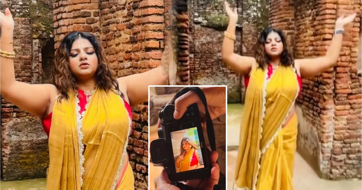 'ধর্মের অবমাননা হচ্ছে, ভক্তিগীতিতে এমন পোশাক কি মানায়!' 'সবকিছুতে বাড়াবাড়ি, শ্রীচৈতন্যও চৈতন্য হারিয়ে ফেলতেন!' শুভশ্রীর ছবির গানে রিল বানিয়ে বিতর্কে সুস্মিতা রায়! অভিনেত্রীর কৃষ্ণসাধিকা সাজ ঘিরে তীব্র কটাক্ষ নেটপাড়ায়! 1 Susmita Roy, Subhashree Ganguly, Lawho Gouranger Naam Rey, Noti Binodini, Dekho Dekho Kanaiye Song, Devotional Song, Susmita Roy Controversy, Sleeveless Blouse, social media Backlash, Netizens Slams, Tollywood, Bengali Film, সুস্মিতা রায়, শুভশ্রী গাঙ্গুলী, লহ গৌরাঙ্গের নাম রে, নটী বিনোদিনী, দেখো দেখো কানাইয়ে গান, ভক্তিগীতি, সুস্মিতা রায় বিতর্ক, স্লিভলেস ব্লাউজ, সমাজ মাধ্যমে সমালোচনা, নেটিজেনদের কটাক্ষ, টলিউড, বাংলা সিনেমা