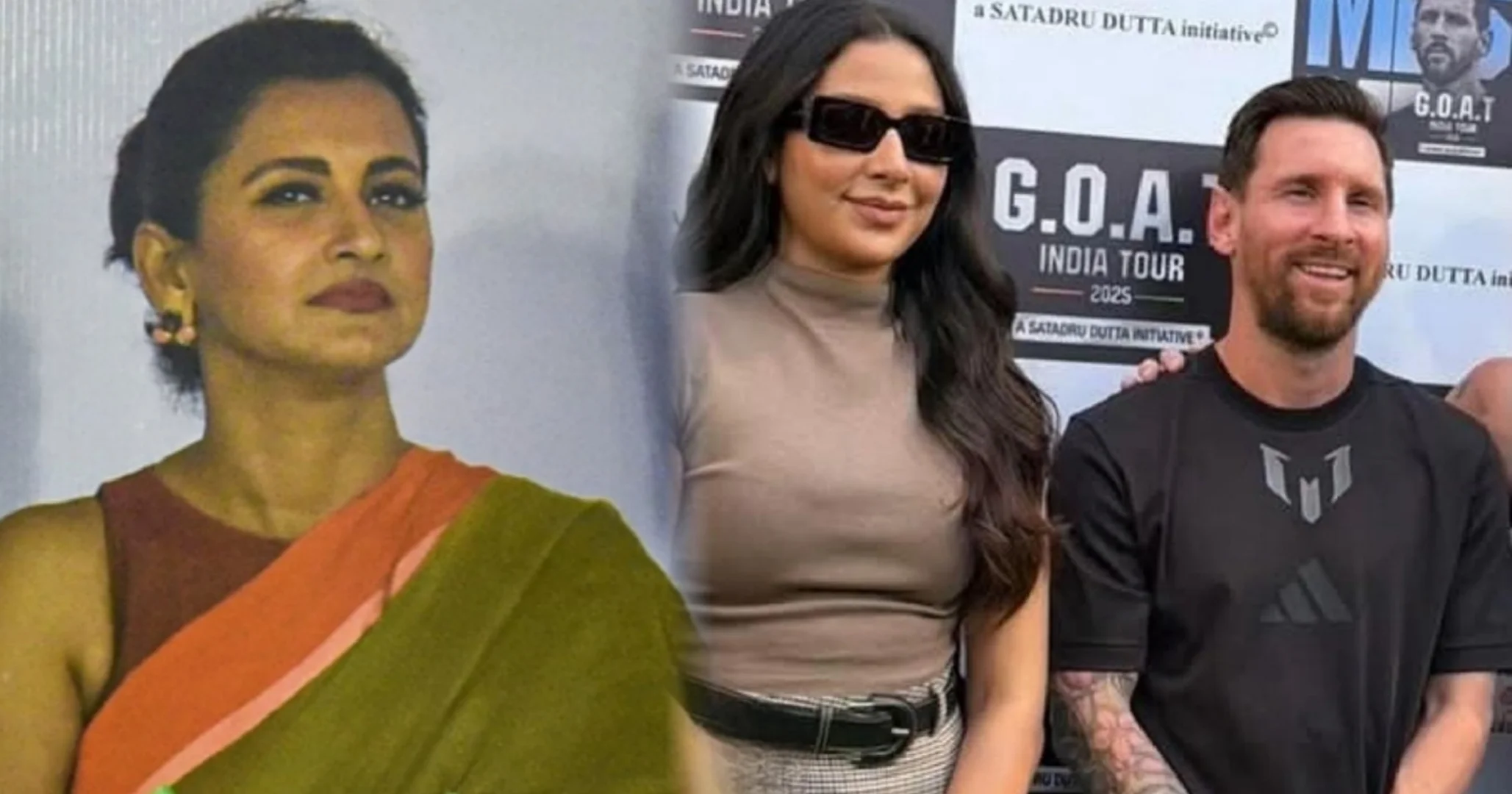 মেসি, Lionel Messi, যুবভারতী ক্রীড়াঙ্গন, Yuva Bharati Krirangan, শুভশ্রী গঙ্গোপাধ্যায়, Subhashree Ganguly, রচনা বন্দ্যোপাধ্যায়, Rachana Banerjee, মেসি বিতর্ক, Messi Controversy, টলিউড, Tollywood, বাংলা সিনেমা, Bengali Cinema, তৃণমূল কংগ্রেস, Trinamool Congress, সাংসদ অভিনেত্রী, MP Actress, রাজ চক্রবর্তী, Raj Chakraborty, সেলিব্রিটি বিতর্ক, Celebrity Controversy