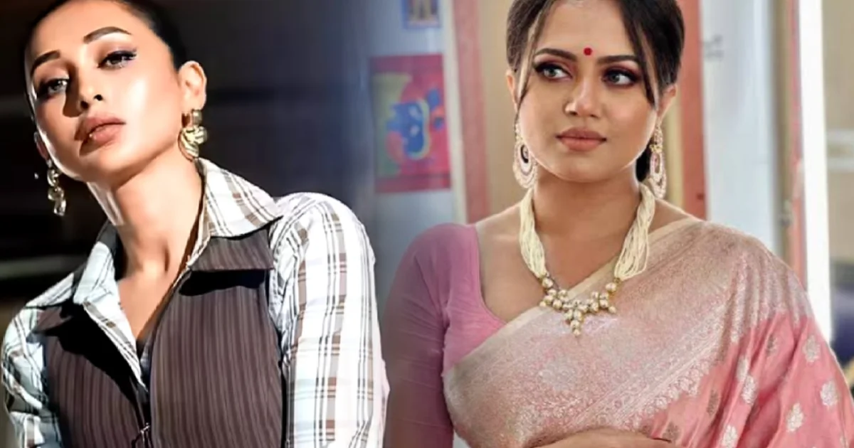 Ahana Dutta, Mimi Chakraborty, Live Show, Stage Safety, Television Actress, Event Preparedness, Audience Reaction, Entertainment, Tollywood, অহনা দত্ত, মিমি চক্রবর্তী, লাইভ শো, মঞ্চ নিরাপত্তা, মাচা শো, টেলিভিশন অভিনেত্রী, দর্শকের উচ্ছ্বাস, অনুষ্ঠানের প্রস্তুতি, বিনোদন জগৎ, টলিউড