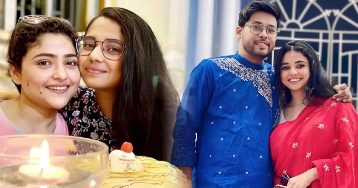 Aindrila Sharma, Aishwarya Sharma, Aindrila Sister Wedding, New Life Chapter, Sharma Family, Pre Wedding Shoot, Dibyajit Dutta, Cancer Patient, Tollywood News, Entertainment, ঐন্দ্রিলা শর্মা, ঐশ্বর্য শর্মা, ঐন্দ্রিলার দিদি, ঐন্দ্রিলা দিদির বিয়ে, নতুন জীবন, শর্মা পরিবার, প্রি ওয়েডিং শুট, দিব্যজিৎ দত্ত, ক্যান্সার রোগী, টলিউড, বিনোদন খবর