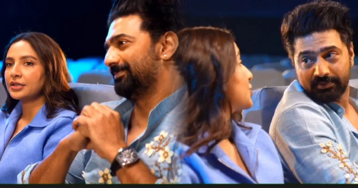 Subhashree Ganguly, Deshu 7, Dev Subhashree, Dev Subhashree Pairing, Durga Puja 2026, Video Announcement, Facebook Live, Bengali Cinema, Puja Release, Deshu Comeback, শুভশ্রী গঙ্গোপাধ্যায়, দেশু ৭, দেব শুভশ্রী, দেব-শুভশ্রী জুটি, দুর্গাপুজো ২০২৬, শুভশ্রীর ভিডিও, ফেসবুক লাইভ, বাংলা সিনেমা, পুজোর রিলিজ, দেশু কামব্যাক