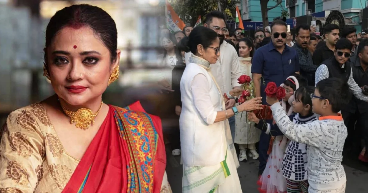 ED Raid, IPAC Controversy, Mamata Banerjee, Rupanjana Mitra, West Bengal Politics, Political Protest, Trinamool Congress, Tollywood, ইডি অভিযান, আইপ্যাক রেইড, মমতা বন্দ্যোপাধ্যায়, রূপাঞ্জনা মিত্র, বাংলা রাজনীতি, বিরোধীদের আক্রমণ, তৃণমূল কংগ্রেস, টলিউড