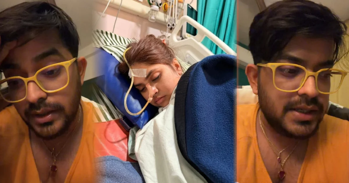 Sayak Chakraborty, Debolina Nandy, Hospitalised, Health Concern, Social Media Post, Facebook Live, Mental Stress, Online Reaction, Suicide Attempt, Entertainment, সায়ক চক্রবর্তী, দেবলীনা নন্দী, হাসপাতালে ভর্তি, আশঙ্কাজনক অবস্থা, সোশ্যাল মিডিয়া পোস্ট, ফেসবুক লাইভ, মানসিক চাপ, নেটিজেনদের উদ্বেগ, আত্মহননের চেষ্টা, বিনোদন সংবাদ