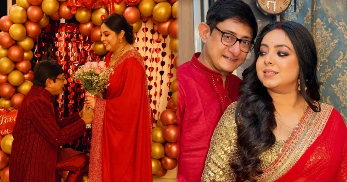 Kanchan Mallick, Sreemoyee Chattoraj, Valentine's Day, Registry Marriage, Anniversary Post, Third Marriage, Krishvi, Tollywood, Personal Life, Kanchan Sreemoyee Controversy, Tollywood, কাঞ্চন মল্লিক, শ্রীময়ী চট্টরাজ, ভ্যালেনটাইন্স ডে, আইনি বিয়ে, বিবাহবার্ষিকীর পোস্ট, তৃতীয় বিয়ে, কৃষভি, টলিউড, ব্যক্তিগত জীবন, কাঞ্চন শ্রীময়ী বিতর্ক, টলিউড