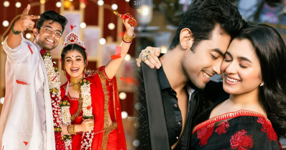 বিয়ের পরেই প্রেমের গোপন সফর! সাত পাকে বাঁধা পড়তেই কোন শহরে ডুব দিলেন রণজয় ও শ্যামৌপ্তি? সেখানে গিয়ে ঠিক কী খুঁজে পেলেন নব দম্পতি? 1 রণজয় বিষ্ণু, শ্যামৌপ্তি মুদলি, মনের শহর গান, টলিউড বিয়ে, সেলিব্রিটি ওয়েডিং, বাংলা মিউজিক ভিডিও, প্রেমের গান, কলকাতা রোমান্স, প্রিন্সেপ ঘাট, বাঙালি বিয়ে, Ranjoy Bishnu, Shyamoupti Mudly, Moner Shohor Song, Tollywood Wedding, Celebrity Couple, Bengali Music Video, Love Song, Kolkata Romance, Princep Ghat, Bengali Wedding