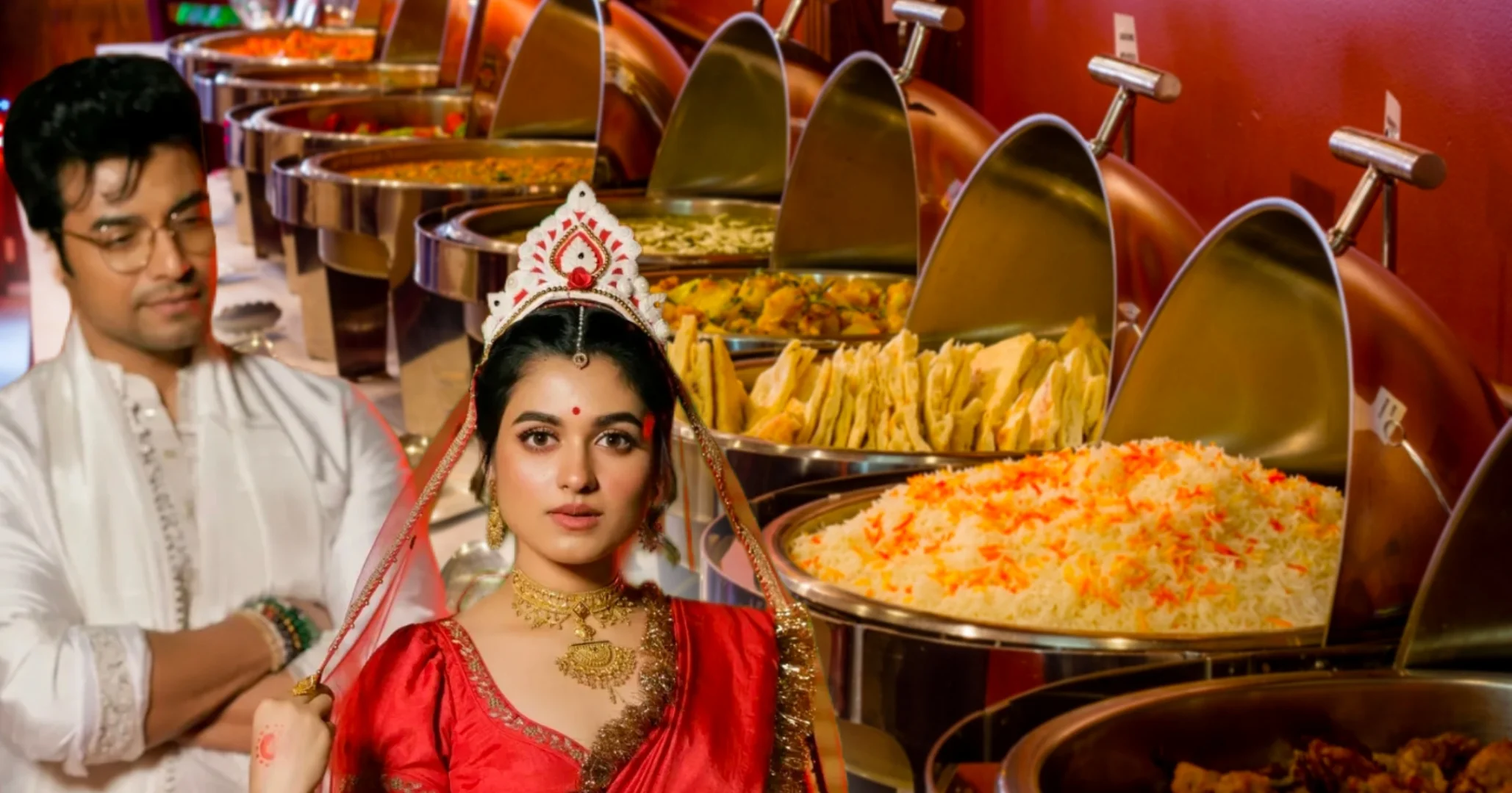 রণজয় বিষ্ণু, শ্যামৌপ্তি মুদলি, বাঙালি বিয়ে, টলিউড, তারকাসমাগম, Ranojoy Bishnu, Shyamoupty Mudli, Bengali wedding, Tollywood, celebrity celebration