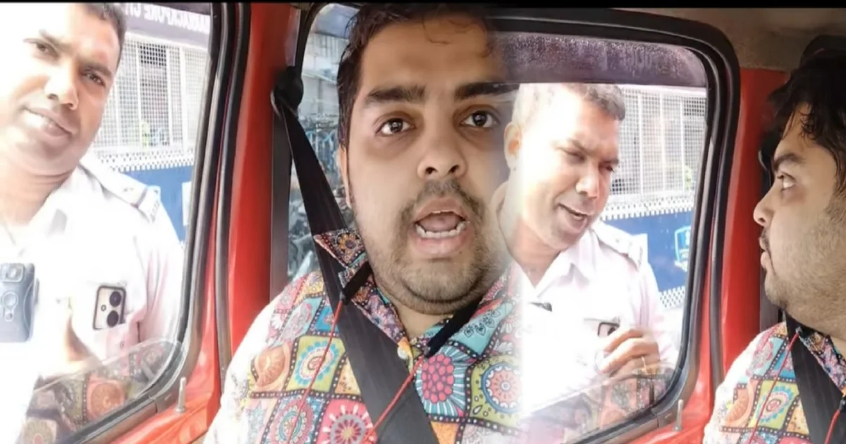 Aritra Dutta Banik, অরিত্র দত্ত বনিক, west bengal election, বাংলা বিধানসভা নির্বাচন, কলকাতা, kolkata, tollywood, টলিউড, বাংলার রাজনীতি, কলকাতা পুলিশ, বিতর্ক, kolkata police, Controversy, Bengal Politics