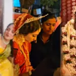 Ananya Guha, Sukanta Kundu, Influencer Couple, Wedding Controversy, Bouncer, Media Controversy, Viral Video, Social Media, Industry Taunts, Manosi Sengupta, Ashmita Chakraborty, Bengali Wedding, Celebrity Wedding, অনন্যা গুহ, সুকান্ত কুণ্ডু, বাউন্সার দিয়ে বিয়ে, ইনফ্লুয়েন্সার দম্পতি, বিয়ে বিতর্ক, সাংবাদিকে অপমান অভিযোগ, সোশ্যাল মিডিয়া, ভাইরাল ভিডিও, ইন্ডাস্ট্রির কটাক্ষ, তারে ধরি ধরি মনে করি, মানসী সেনগুপ্ত, অশ্মিতা চক্রবর্তী, ভাইরাল ভিডিও, বাঙালি বিয়ে