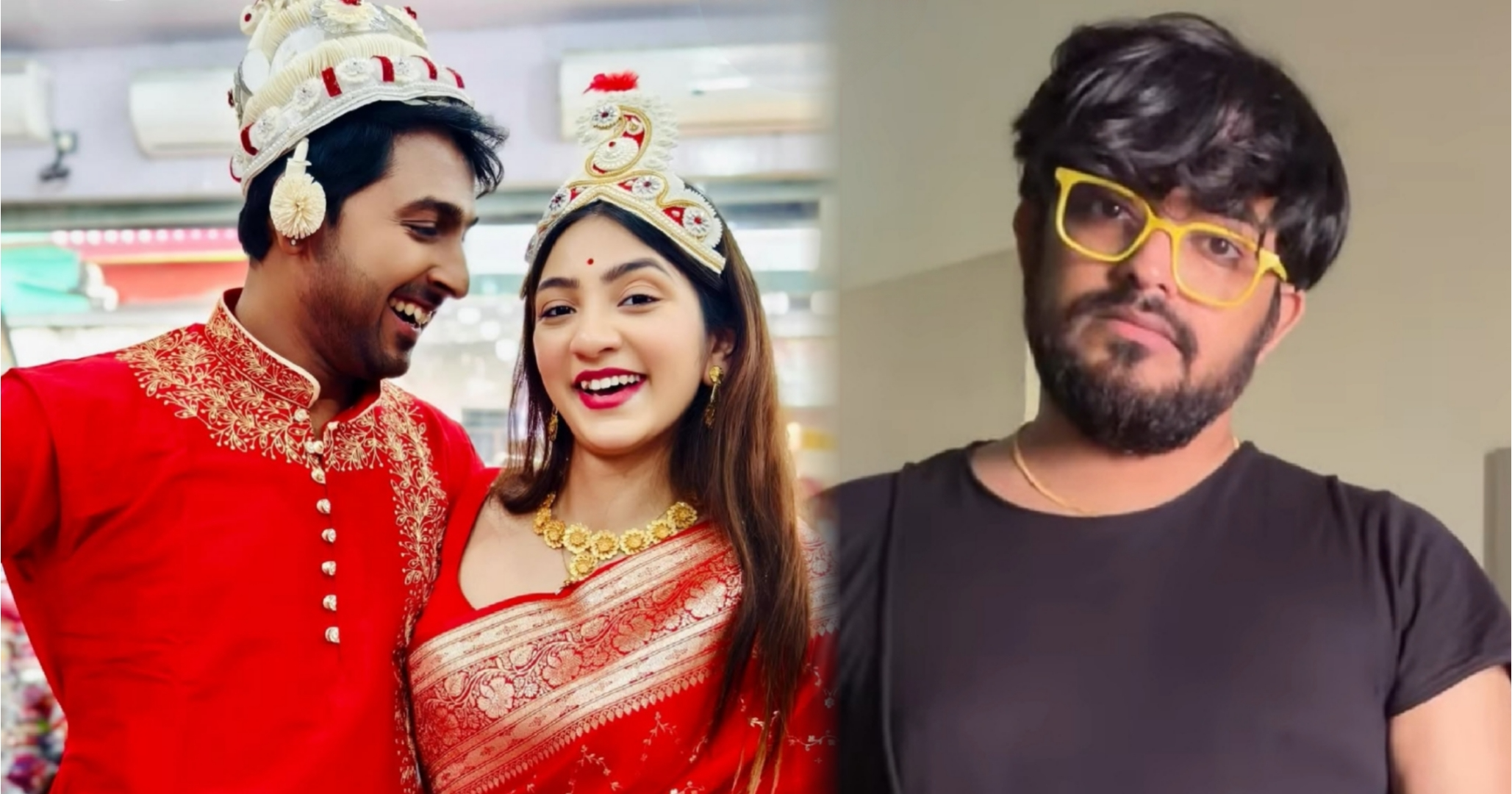 Sayak Chakraborty, Ananya Guha, Sukanto Kundu, Ananya Sukanta Marriage, Social Media Buzz, Viral Video, Bengali Wedding, Netizens Reaction, Entertainment News, সায়ক চক্রবর্তী, অনন্যা গুহ, সুকান্ত কুণ্ডু, সামাজিক বিয়ে, অনন্যা সুকান্ত বিয়ে, বাঙালি বিয়ে, ভাইরাল ভিডিও, সমাজ মাধ্যমে উত্তেজনা, নেটিজেনদের প্রতিক্রিয়া, বিনোদন সংবাদ
