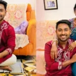 Sukanta Kundu, Ananya Guha, Aiburobhaat, Bengali Wedding Ritual, Wedding Celebration, YouTuber Sukanta, Lets Be Confused, Traditional Bengali Food, Family Celebration, Social Media, Viral Post, সুকান্ত কুণ্ডু, অনন্যা গুহ, আইবুড়োভাত, বাঙালি বিয়ে, বিয়ের আচার, ইউটিউবার সুকান্ত, লেটস বি কনফিউজড, বাঙালি খাবারের মেনু, পারিবারিক আয়োজন, সামাজিক মাধ্যমে পোস্ট, ভাইরাল ছবি