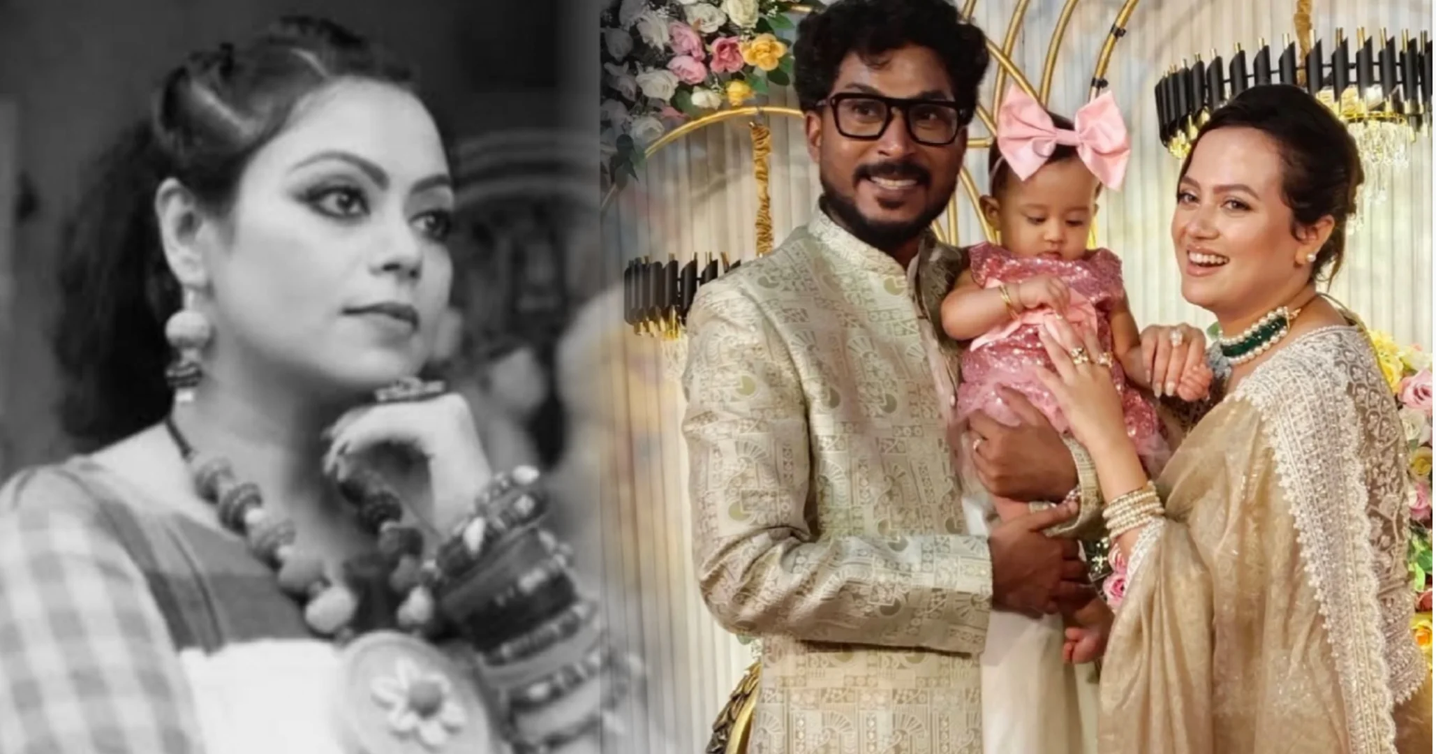 Ahona Dutta, Dipankar Ray, baby annaprashan ceremony, Bengali TV actress, celebrity baby celebration, Tollywood news, Ahona Dutta daughter Meera, Bengali celebrity family event, annaprashan celebration Kolkata, Bengali entertainment news, অহনা দত্ত, দীপঙ্কর রায়, মীরার অন্নপ্রাশন, টেলিভিশন অভিনেত্রী, সেলিব্রিটি অনুষ্ঠান, বাংলা বিনোদন খবর, অন্নপ্রাশন অনুষ্ঠান, টলিউড পরিবার, অহনা দত্ত মেয়ে, তারকাদের পারিবারিক অনুষ্ঠান