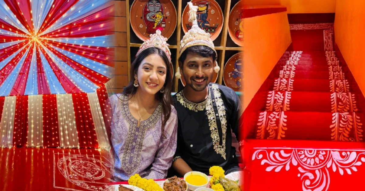 অনন্যা গুহ, সুকান্ত কুণ্ডু, Ananya Guha, Sukanta Kundu, টলিউড, Tollywood, বাংলা বিনোদন, Bengali Entertainment, সেলিব্রিটি বিয়ে, Celebrity Wedding, বাঙালি বিয়ে, Bengali Wedding, মালদা, Malda, সোশ্যাল মিডিয়া ইনফ্লুয়েন্সার, Social Media Influencer, টলিউড অভিনেত্রী, Tollywood Actress, অনন্যা সুকান্ত বিয়ে, Ananya Sukanta Wedding, বাঙালি ঐতিহ্যবাহী বিয়ে, Traditional Bengali Wedding, ভাইরাল খবর, Viral News, বিনোদন খবর, Entertainment News