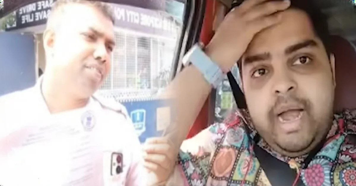 Aritra Dutta Banik, Kolkata police controversy, car requisition, naka checking, election duty vehicle, Kolkata news, social media viral, traffic police dispute, অরিত্র দত্ত বণিক, পুলিশ বচসা, গাড়ি রিক্যুইজিশন, নাকা চেকিং, নির্বাচন গাড়ি, কলকাতা খবর, সোশ্যাল মিডিয়া ভাইরাল, ট্রাফিক পুলিশ
